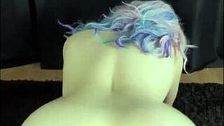 How intensely would you cum if I rode your huge oiled cock like this?