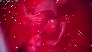 Exotic beauty Ms red x reveals her fetish for glaze in strip tease