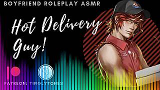 hey, wanna try hot delivery guy boyfriend roleplay with kinky asmr male voice for you?