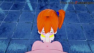 Misty in POV Cartoon Scene