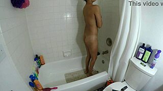 Is Angel Showering with Her Lover?