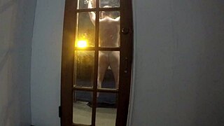 gigi breeze gets oral blowjob through glory hole rear