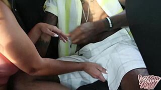 man, that car ride with hot babe nina kayy ridin’ me!