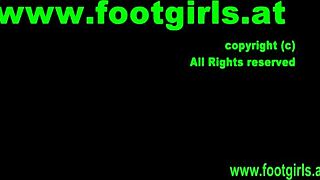 Dirty Foot Licking Session with Intense Toe Sucking Domination