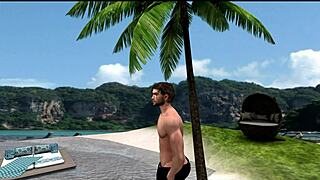 i lives in this beautifull house on the beach, its so relaxin and peacefull