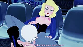 can black canary handle batman's huge cock in pov?