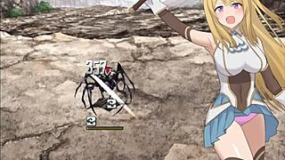 Oh wow, blonde teen rides hard and gets creampied in anime! 😍💦