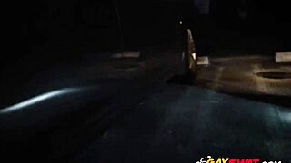 Two gay cops engage in intense interracial action, sucking and riding a big black cock outdoors in a hardcore scene.