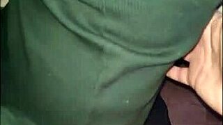 hot blonde in a quick homemade table scene with deep fast elements