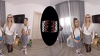 virtual taboo where discipline is key for the blonde with big tits