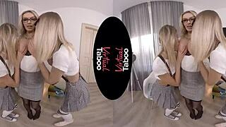 virtual taboo where discipline is key for the blonde with big tits