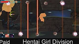 hentai girl division neko in action