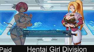 hentai girl division neko in action