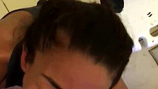 White girl, finish me off with that deep throat