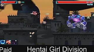 hentai girl division neko in action