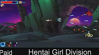hentai girl division neko in action