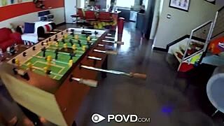 povd captures alexis adams in a steamy pov scene. the looser eats out the winner with intense passion.