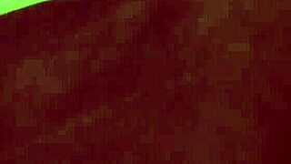 Skinny Brunette Teases Shaved Pussy Fingering In Bathroom Mirror