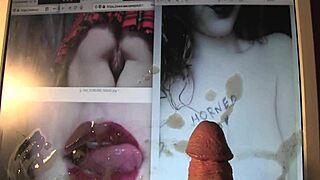 Goddess receives a blowing tribute from horned god to queen