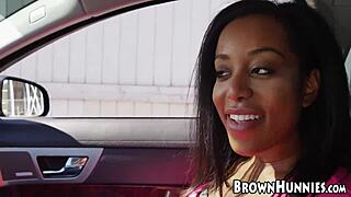 Ebony beauty Rachel Raxxx takes a rough ride in missionary position