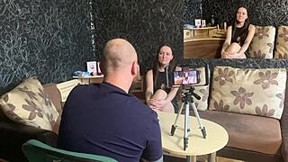 Testing This Beauty's Tight Holes in Anal Casting