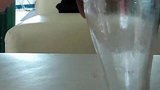 Bottle play turns wild with intense ass action