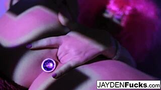 Jayden Jaymes says, 'I love playing with my wet pussy alone'