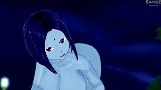 Is Raven's Horny Big Thighs JOI and Facial in Dark Forest Too Tempting?