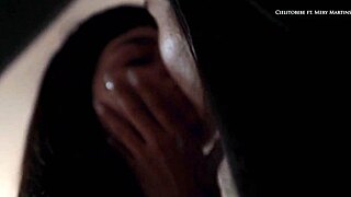 Cielitobebe and neighbors get wild with outdoor 3some sex at building terrace camping trailer! 🔥