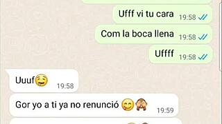 Talking to my girlfriend after we fucked.