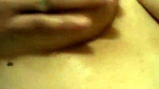 i'm fingering my big tits during masturbation as a filipina.