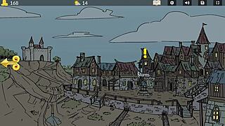 Queens brothel gameplay: anal sex in anime hentai style