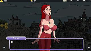 Queens brothel gameplay: anal sex in anime hentai style