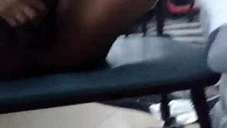 in a sensual encounter, the shemale gives a blast to the gay partner