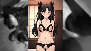 Tohsaka Rin from Fate engages in various hentai scenes in this compilation of explicit anime encounters.