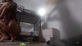 Man, that hot black Latina felt intense pain during her first interracial anal BTS