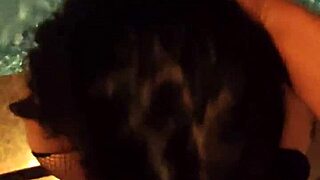 Intense Poolside Blowjob Action