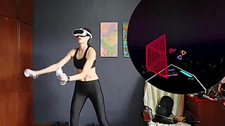 my vr exercises sfw version, dancing and working out with lesbian friends