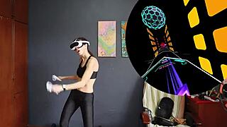 my vr exercises sfw version, dancing and working out with lesbian friends
