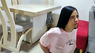 Girlfriend sucks cock for barbie movie ticket!