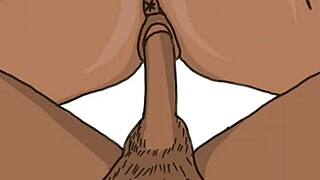 couple sketches out steamy african fucking scene in part 2 drawing