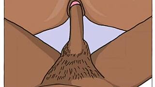 couple sketches out steamy african fucking scene in part 2 drawing