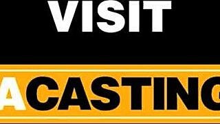 is this latina taking it deep for her job?