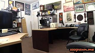 Busty Blonde Stripper Gives Blowjob To Pawn Man With Monster Cock