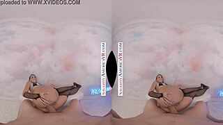 In This Reality Scene, Brunette Pornstar Gia Derza Stretches Her Ass In Heels And Stockings For A Deep Anal Creampie