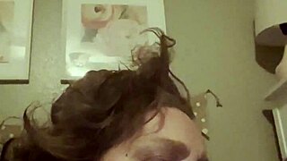 Taking a selfie during an intense face session