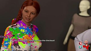 golden mean ep 14 - hey, wanna see this redhead milf get wild in the game?