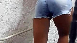 yo, check briana moon stripping in a steamy outdoor shower for wild cosplay anal! 😜