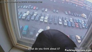 Fucking Glasses - Geizer strikes a quick deal for teen quickie.