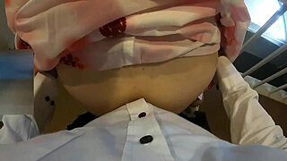 japanese crossdresser ayumi delivers steamy blowjob and analsex creampie